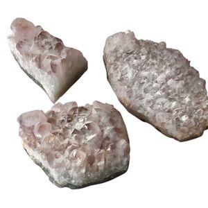Natural Crystal Clusters x 3